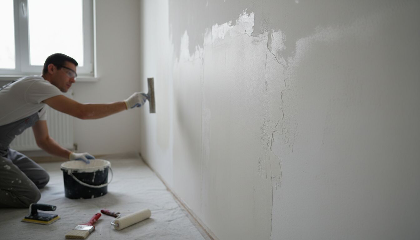 combien de passe d'enduit avant peinture