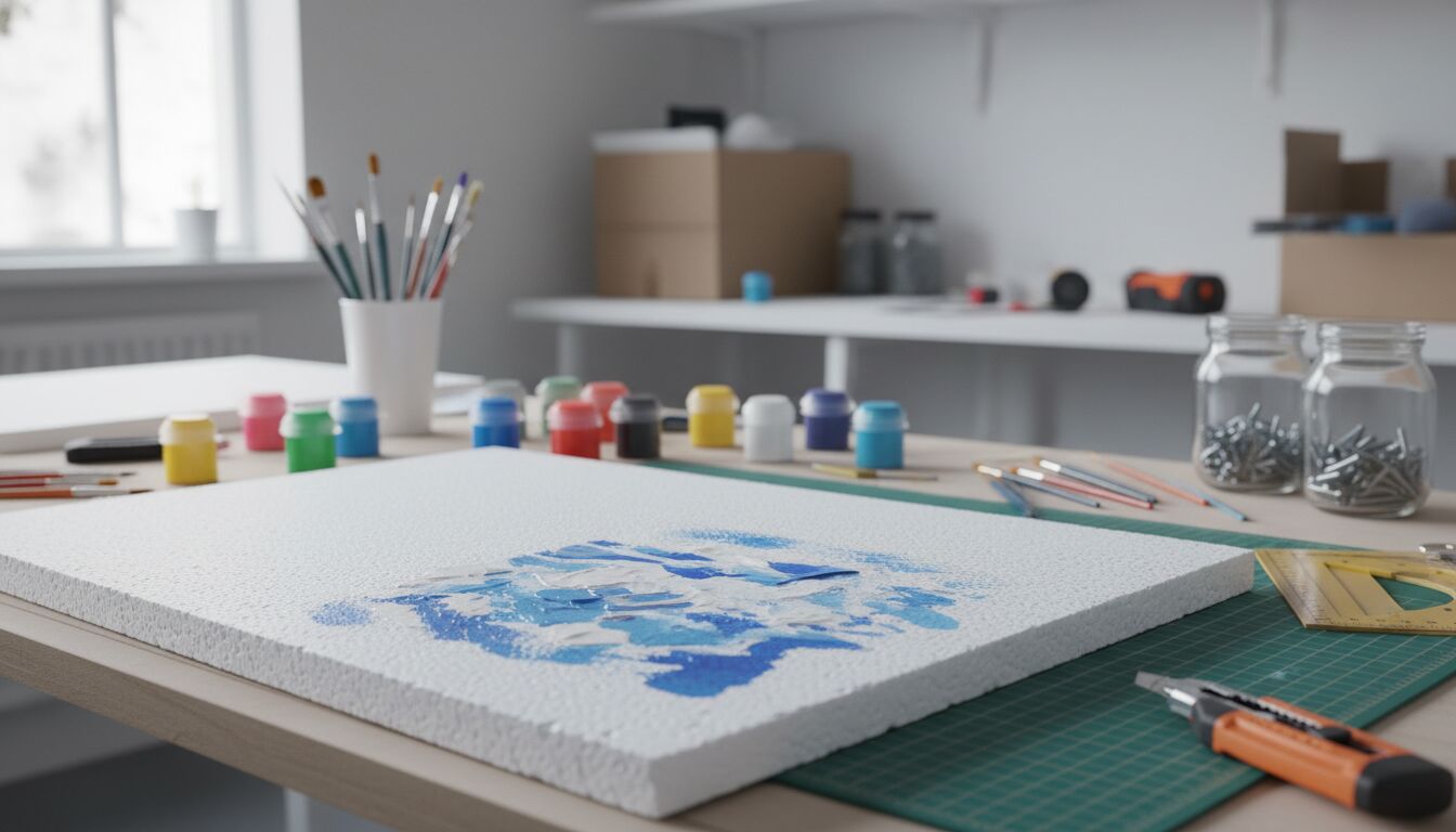 peinture sur depron