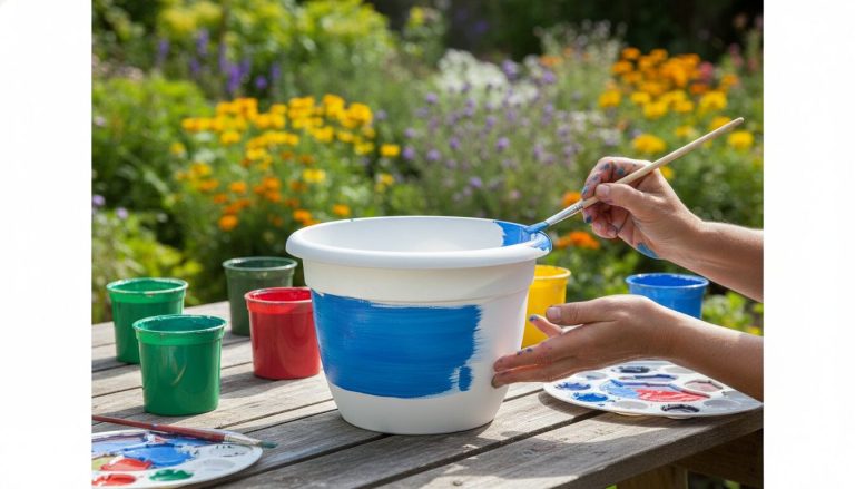 comment peindre des jardinières en plastique