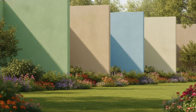 Quelle est la meilleure couleur pour les murs du jardin