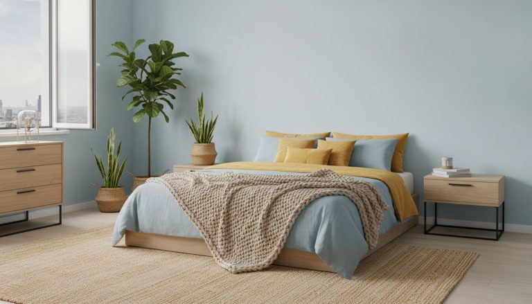 Quelles sont les deux couleurs qui s'harmonisent le mieux dans une chambre ?