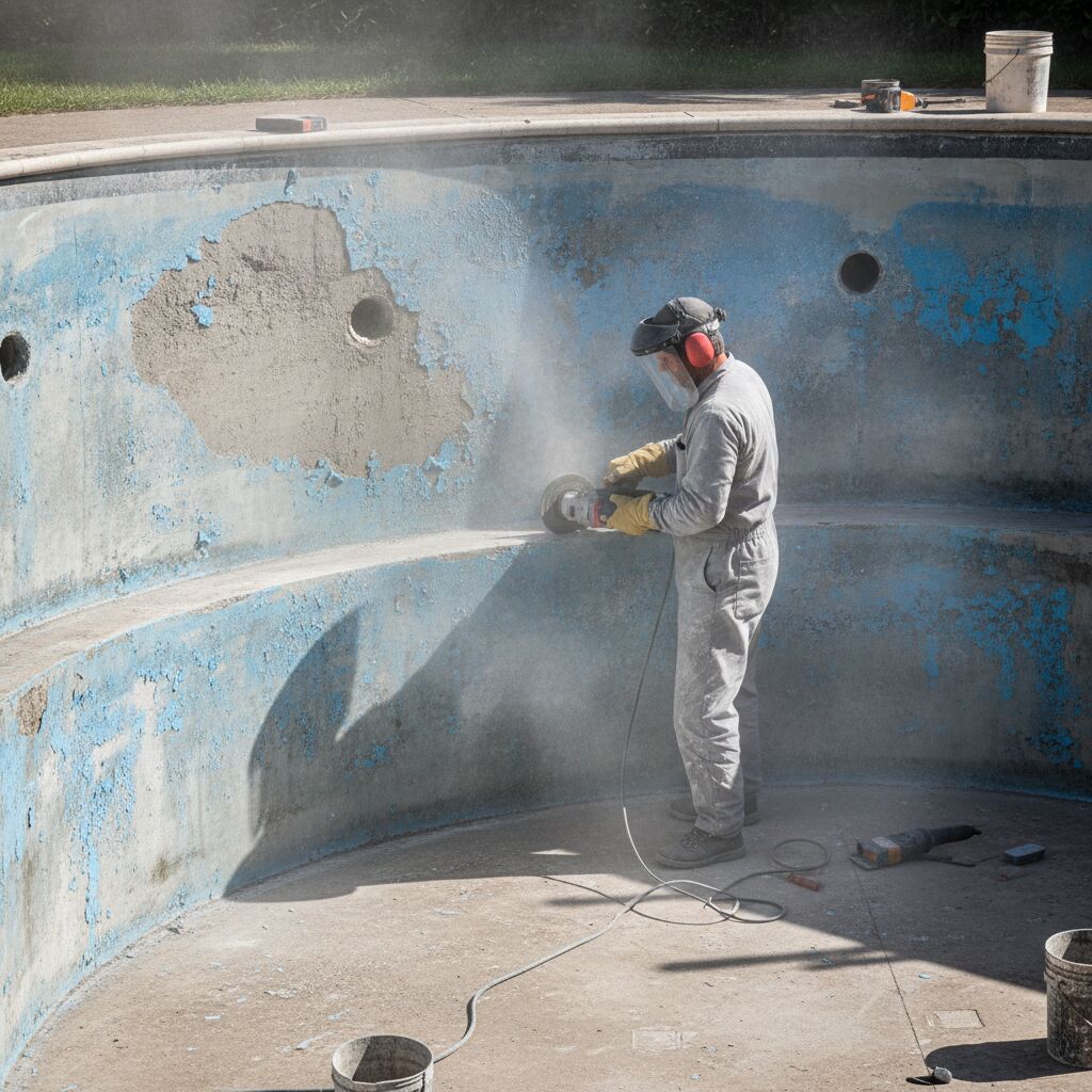 Découvrez les méthodes efficaces pour décaper la peinture d'une piscine en béton et redonner un nouvel éclat à votre bassin.