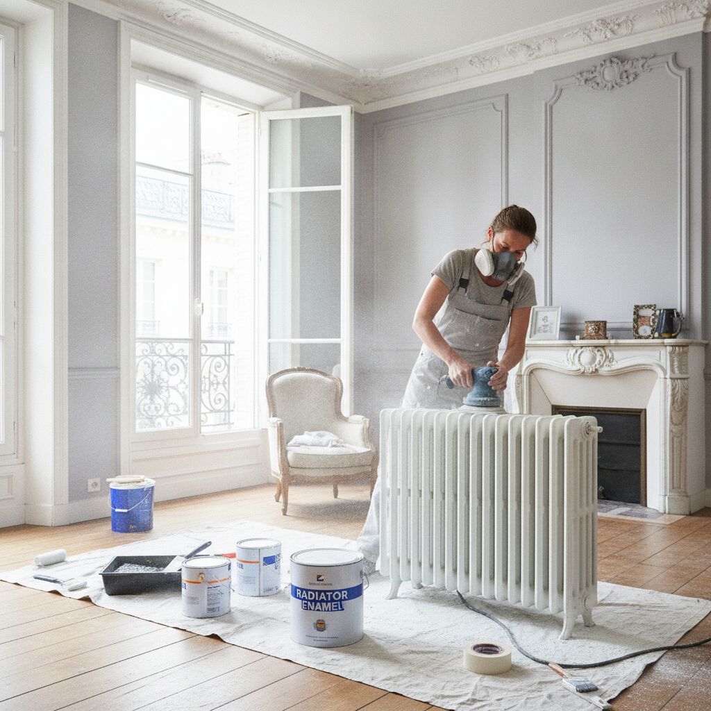 Puis-je utiliser de la peinture murale sur mon radiateur  ?