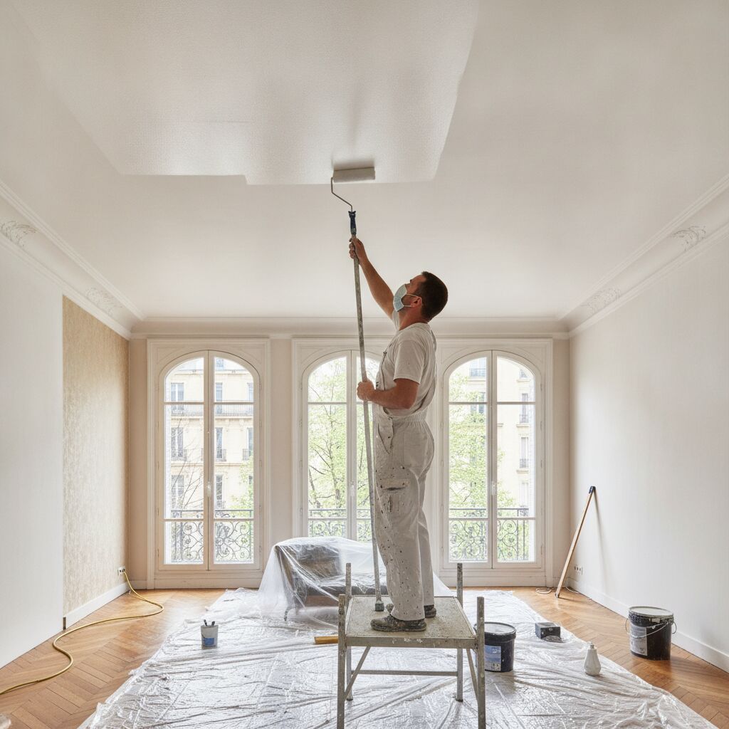 le rendement de la peinture plafond velours Cielmat S2