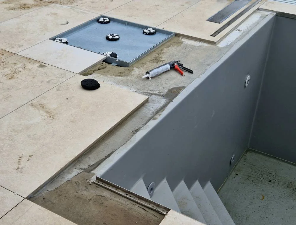 température poser carrelage extérieur