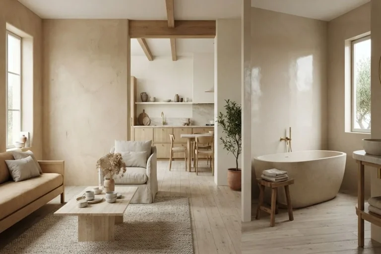 enduit à la chaux intérieur